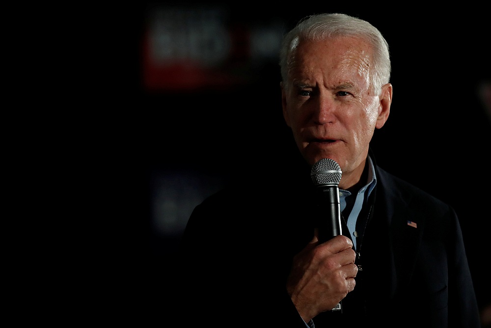 Democratic 2020 US presidential candidate and former Vice President Joe Biden speaks during a campaign event in Clinton, Iowa January 28, 2020. u00e2u20acu201d Reuters pic