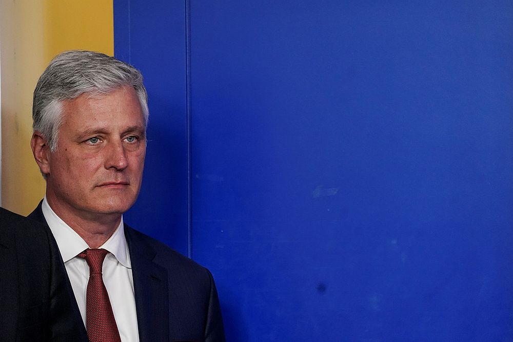 US National Security Adviser Robert O'Brien at a White House briefing in Washington, January 10, 2020. u00e2u20acu201d Reuters pic 