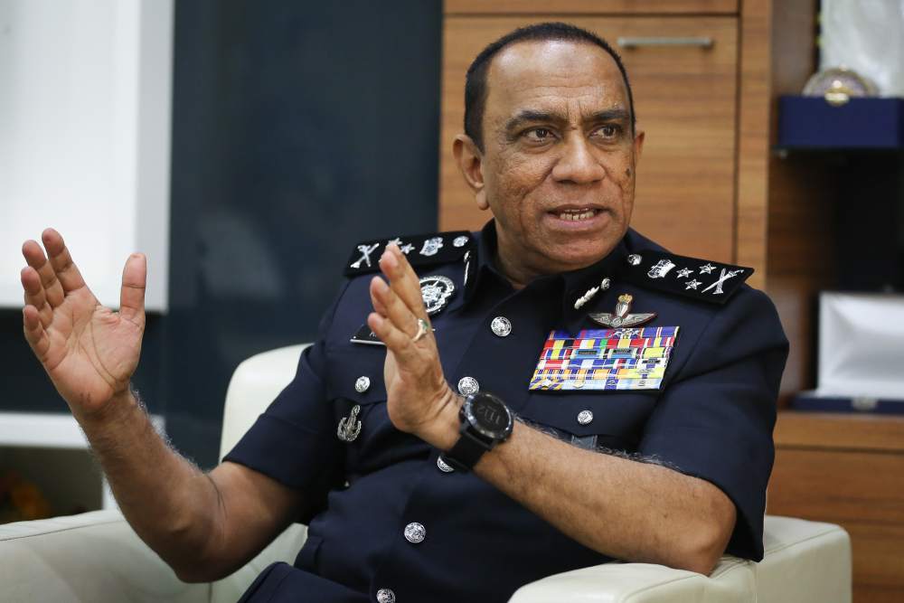 Bukit Aman Narcotics CID director Datuk Mohd Khalil Kader Mohd speaks to Malay Mail during an interview at his office in Kuala Lumpur January 11, 2020. u00e2u20acu2022 Picture by Yusof Mat Isa