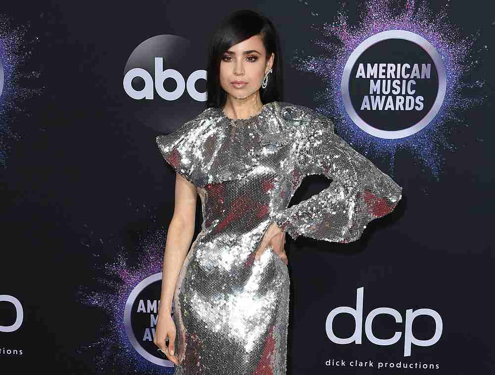Actress Sofia Carson at the 2019 American Music Awards at the Microsoft theatre, Los Angeles November 24, 2019. u00e2u20acu201d AFP pic