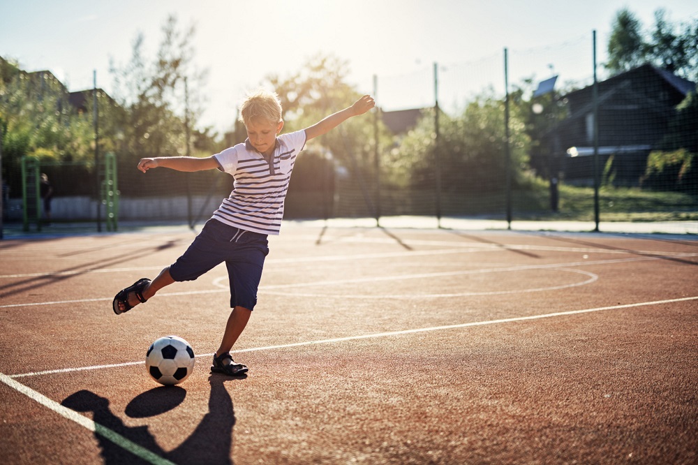Children in Scotland could be banned from heading the ball in training due to links between football and dementia. u00e2u20acu201d Imgorthand/Istock/AFP pic