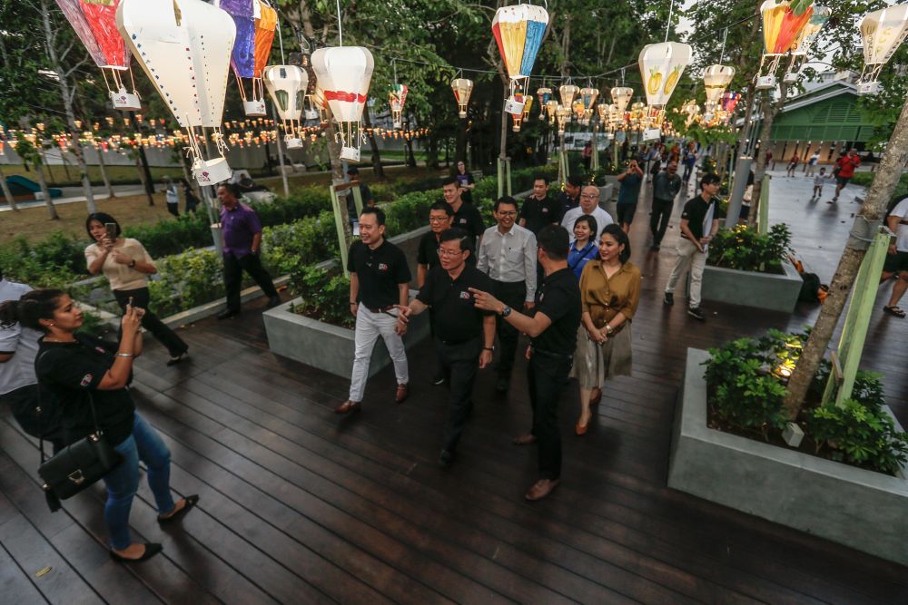 Penang Chief Minister Chow Kon Yeow arrives for a hot air balloon event at George Town January 10, 2020.u00e2u20acu2022 Picture by Sayuti Zainudin