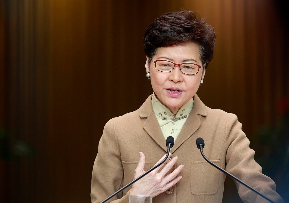 Hong Kong Chief Executive Carrie Lam attends a news conference in Hong Kong January 7, 2020. u00e2u20acu201d Reuters pic