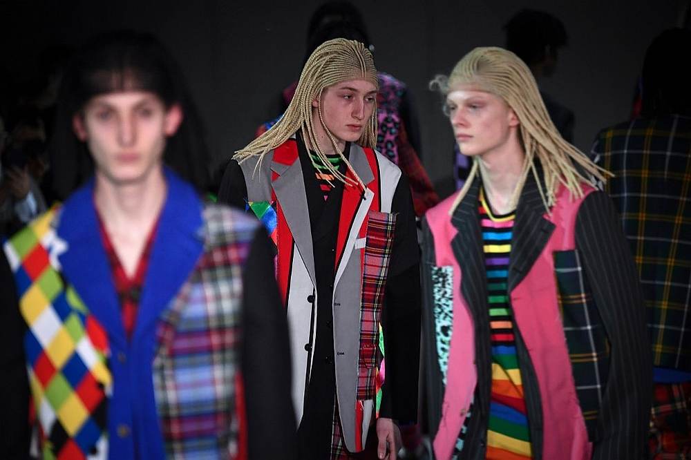 Comme des Garcons was at the centre of a cultural appropriation row after it sent out white models in what appeared to be cornrow wigs January 19, 2020. u00e2u20acu201d AFP pic