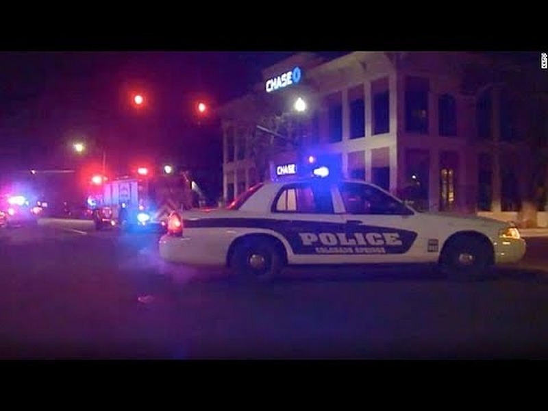 Image from a YouTube video on the stabbing spree in Colorado Springs. 