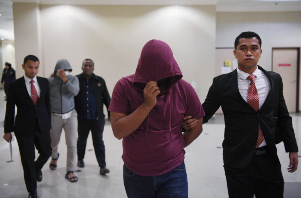 The accused, Corporal Mohammad Faizal Abdul Shukor, 41, and Lance Corporal Muhammad Fahmie Fesal, 27, pleaded not guilty when the charges were read out to them at the Kuantan Sessions Court January 24, 2020. u00e2u20acu201d Bernama pic 