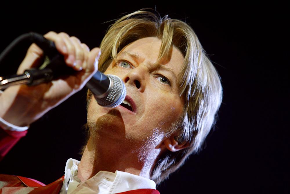 British singer David Bowie at the Zenith in Paris in 2002. u00e2u20acu201d AFP picn