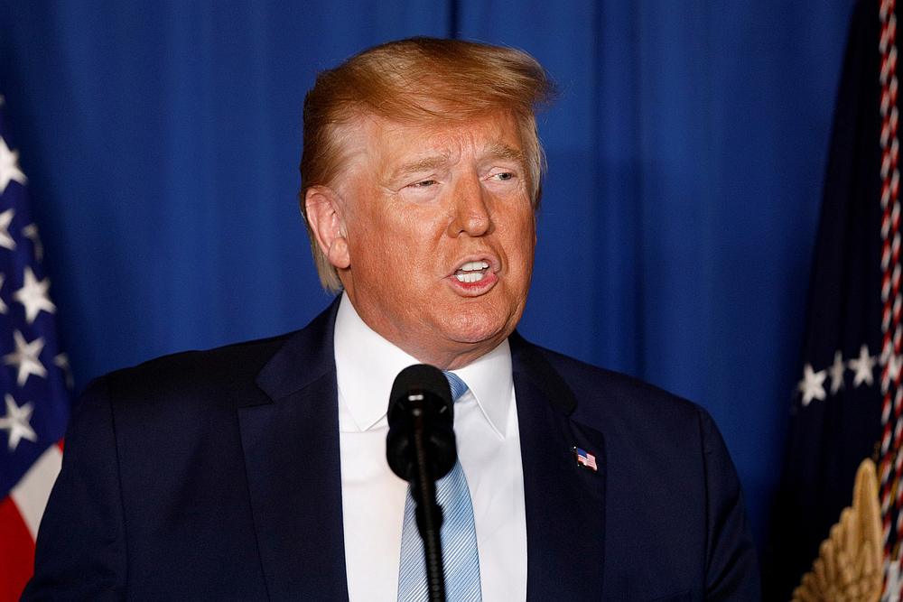 President Donald Trump delivers remarks following the US military airstrike against Iranian General Qassem Soleimani in Baghdad, Iraq, in West Palm Beach, Florida January 3, 2020. u00e2u20acu201d Reuters pic