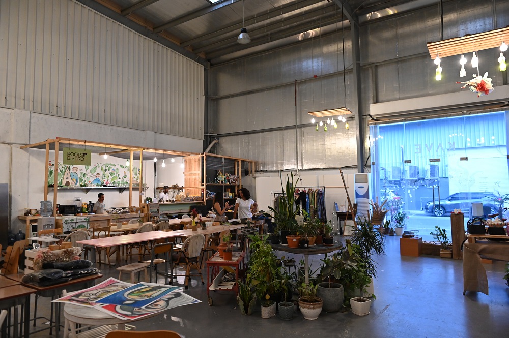 Visitors gather at The KAVE cafe at Alserkal Avenue in Dubai December 28, 2019. u00e2u20acu201d AFP pic