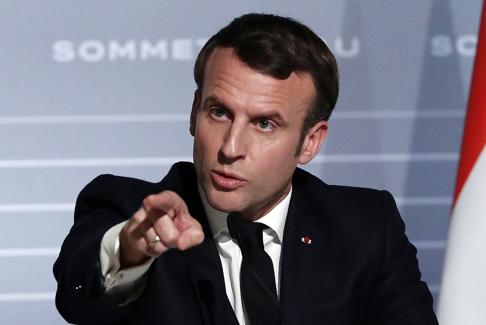 France's President Emmanuel Macron gestures during a news conference during the G5 Sahel summit on the situation in the Sahel region in Pau, France January 13, 2020. u00e2u20acu201d Guillaume Horcajuelo/Pool pic via Reuters