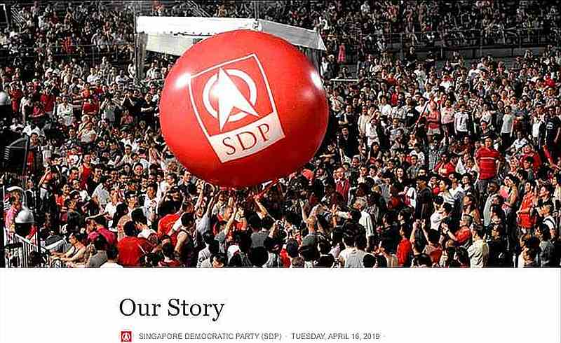 Singapore Democratic Party says it is ready to legally challenge the republics's fake news notices in court. u00e2u20acu201d Screengrab from  facebook.com/yoursdp/