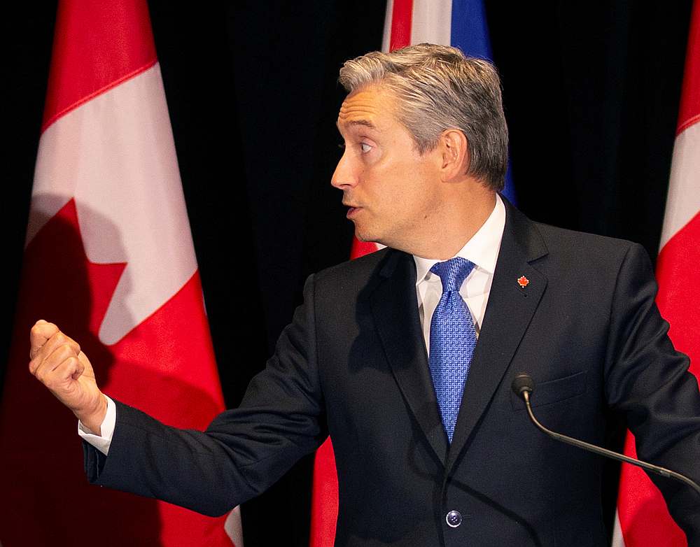 Canada's Foreign Minister Francois-Philippe Champagne speaks during a news conference in Montreal, Quebec January 9, 2020. u00e2u20acu201d Reuters pic