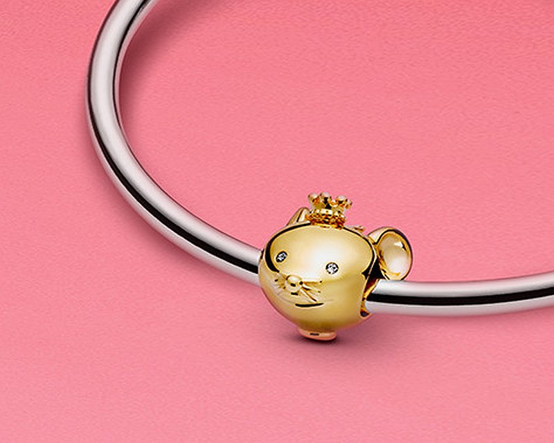 Pandora rat charm bracelet, price unavailable. — Picture from Pandora