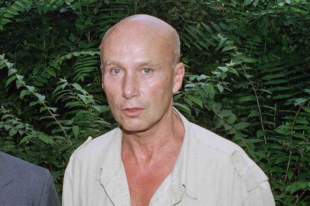 French writer Gabriel Matzneff posing in the garden of the 'House of Writers' (Maison des Ecrivains) in Paris July 12, 1990. u00e2u20acu201d AFP pic
