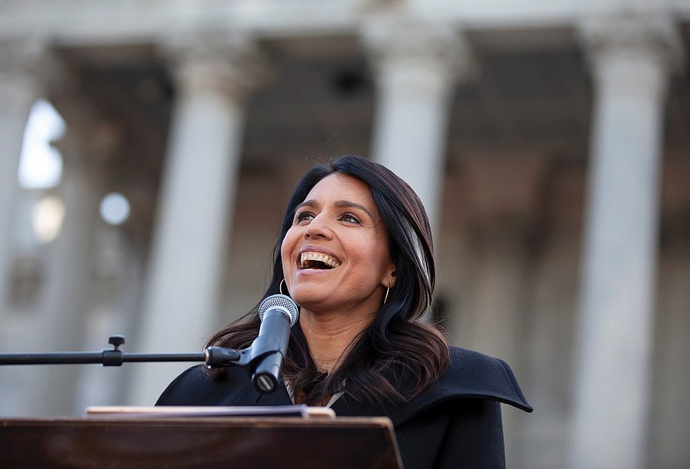 Democratic US presidential candidate Rep. Tulsi Gabbard speaks during Martin Luther King Jr (MLK) Day in Columbia, South Carolina January 20, 2020. u00e2u20acu201d Reuters pic