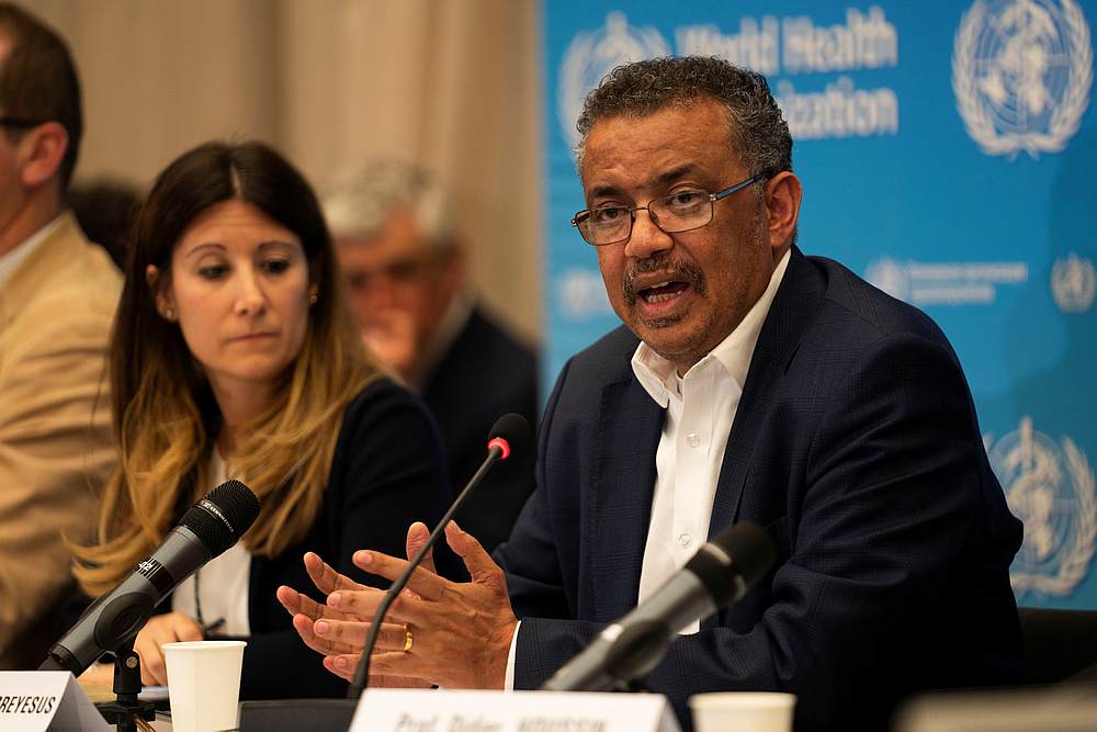 WHO Director-General Tedros Adhanom Ghebreyesus in a news conference on the Novel Coronavirus 2019-nCoV in Geneva, Switzerland January 22, 2020. u00e2u20acu201d Reuters pic