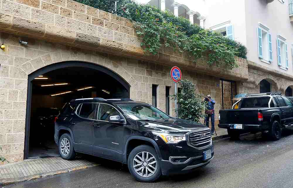 A woman believed to be Carole Ghosn, wife of former Nissan chairman Carlos Ghosn, leaves in a car, in Beirut, Lebanon January 2, 2020. u00e2u20acu201d Reuters pic