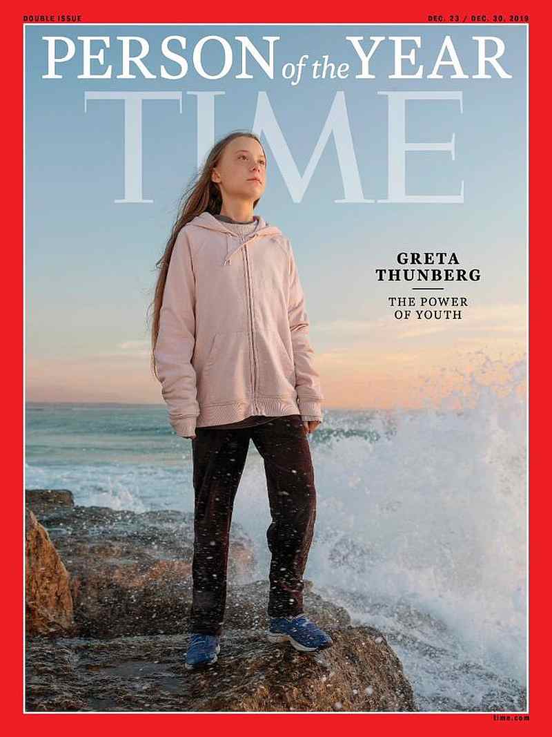 The 16-year-old was named Time's Person of the Year 2019. — Courtesy Twitter/GretaThunberg