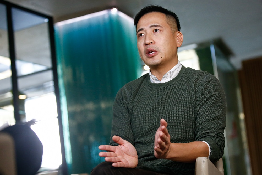 Hong Kong writer and activist Jason Y. Ng gives an interview with AFP in Barcelona on January 23, 2020. u00e2u20acu201d AFP pic