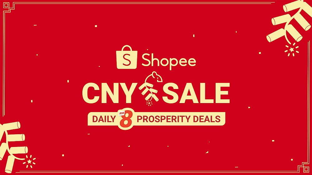 This Chinese New Year, Shopee is set to give back to its users with sales and promotions aplenty. — Picture courtesy of Shopee Malaysia