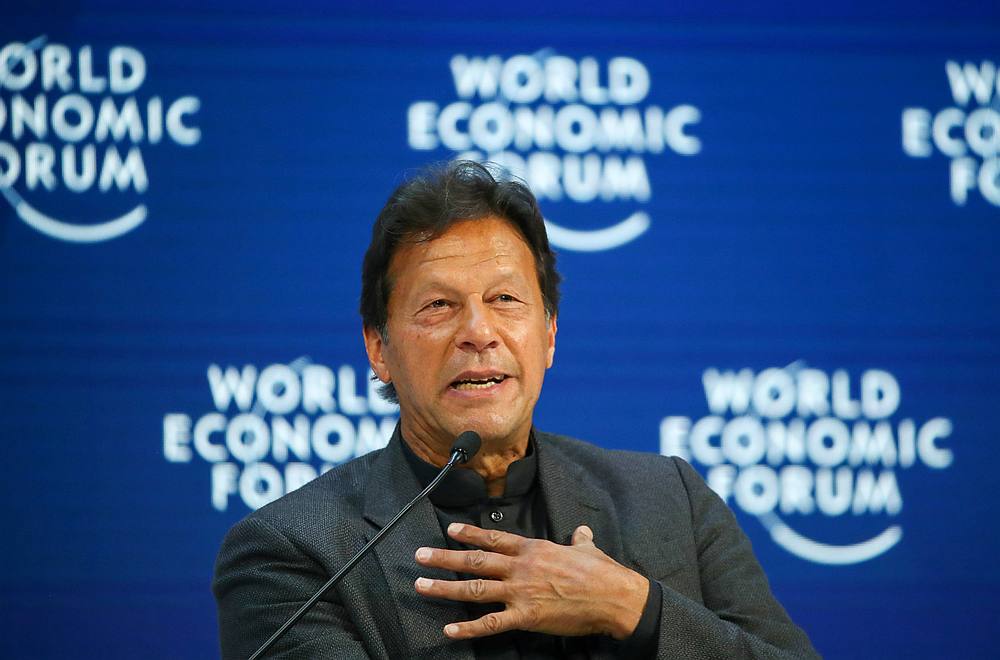 Pakistan's Prime Minister Imran Khan speaks during a session at the World Economic Forum in Davos, Switzerland January 22, 2020. u00e2u20acu201d Reuters pic