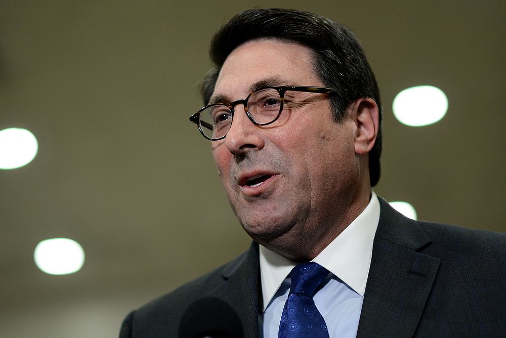 US President Donald Trump's personal attorney Jay Sekulow speaks to reporters during a break in the Senate impeachment trial of Trump at the US Capitol in Washington January 24, 2020. u00e2u20acu201d Reuters pic 