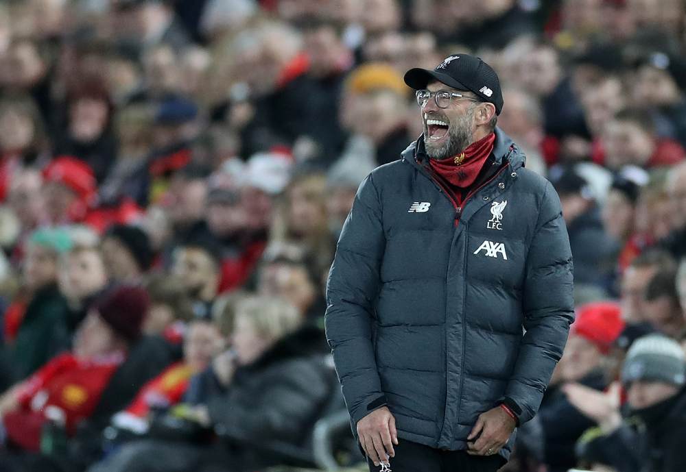 Liverpool manager Juergen Klopp reacts during the match against Sheffield United January 3, 2020. u00e2u20acu2022 Reuters pic