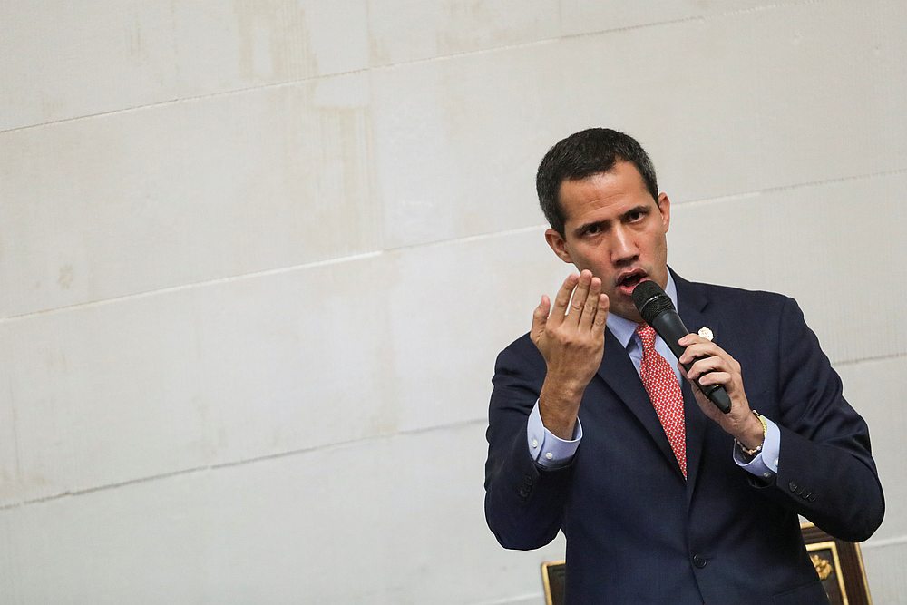 Venezuelan opposition leader Juan Guaido speaks during an extraordinary session of Venezuela's National Assembly in Caracas December 17, 2019. u00e2u20acu201d Reuters pic