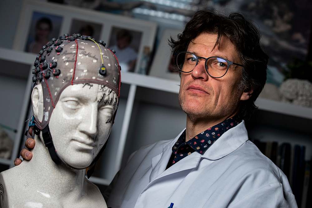Belgian neurologist Steven Laureys, winnner of The Generet Prize, at The University Hospital Centre in Liege, Belgium January 14, 2020. u00e2u20acu201d AFP pic