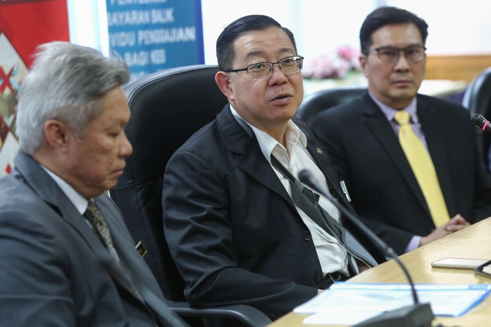 Finance Minister Lim Guan Eng speaks during a news conference at the Inland Revenue Boardu00e2u20acu2122s office in Kuala Lumpur January 8, 2020. u00e2u20acu201d Picture by Yusot Mat Isann