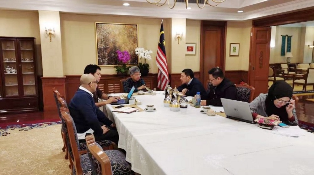 The Malaysian Embassy in Beijing has set up an Emergency Response Team (ERT) to monitor and provide reports on the latest development of the 2019 novel coronavirus outbreak in China. u00e2u20acu201d Picture via Twitter/Saifuddin Abdullah