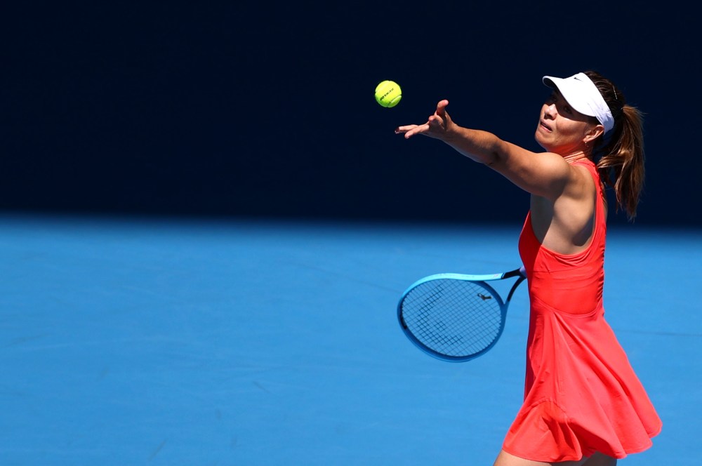 Russia's Maria Sharapova in action during the match against Croatia's Donna Vekic in Melbourne January 21, 2020. u00e2u20acu2022 Reuters pic