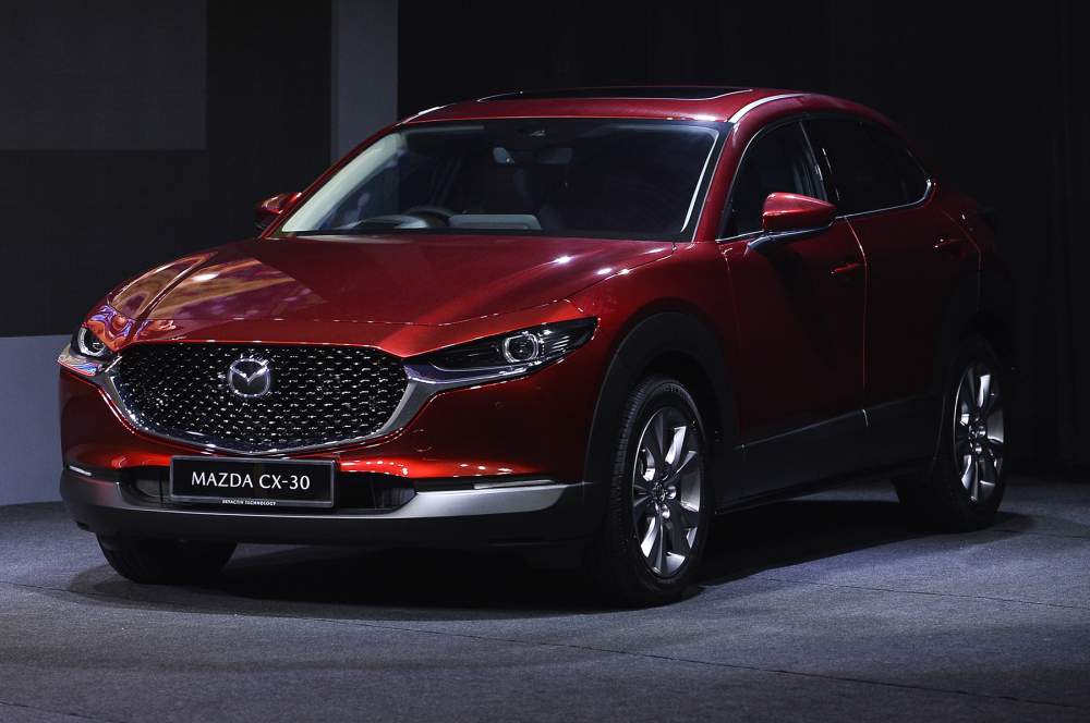 The CX-30 is part of the new generation of Mazda vehicles that will include a number of new safety features. ― Picture by Miera Zulyana