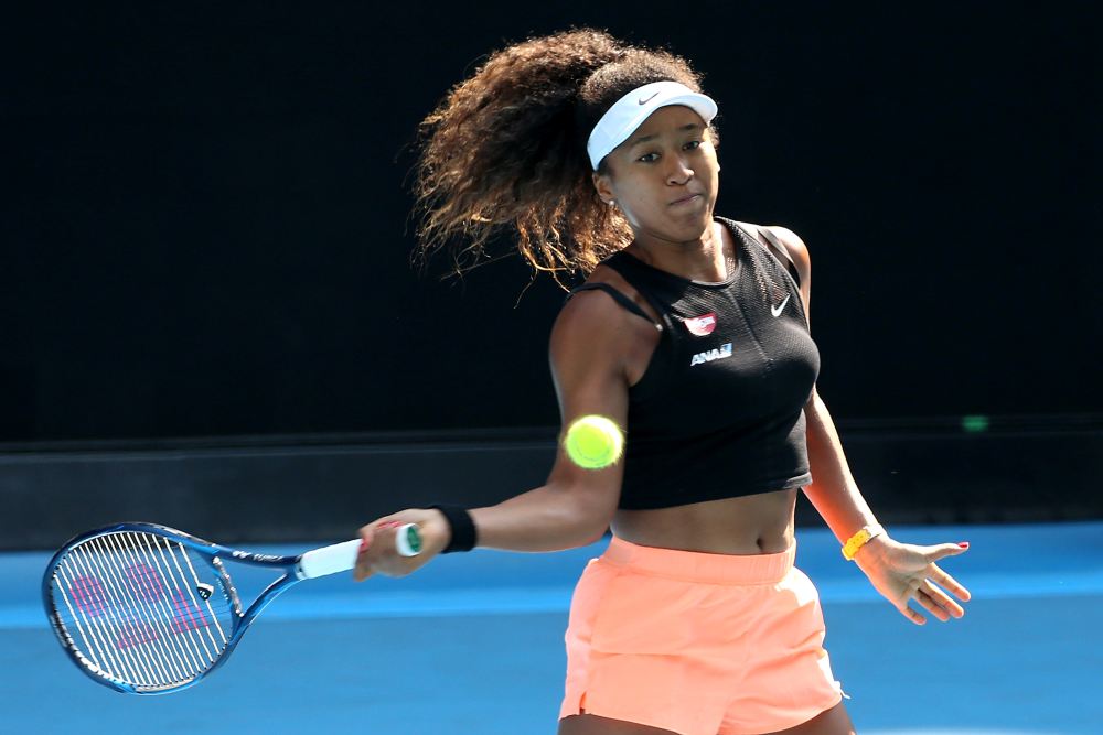 Japan's Naomi Osaka is seen during a practice session in Melbourne January 18, 2020. u00e2u20acu2022 Reuters pic