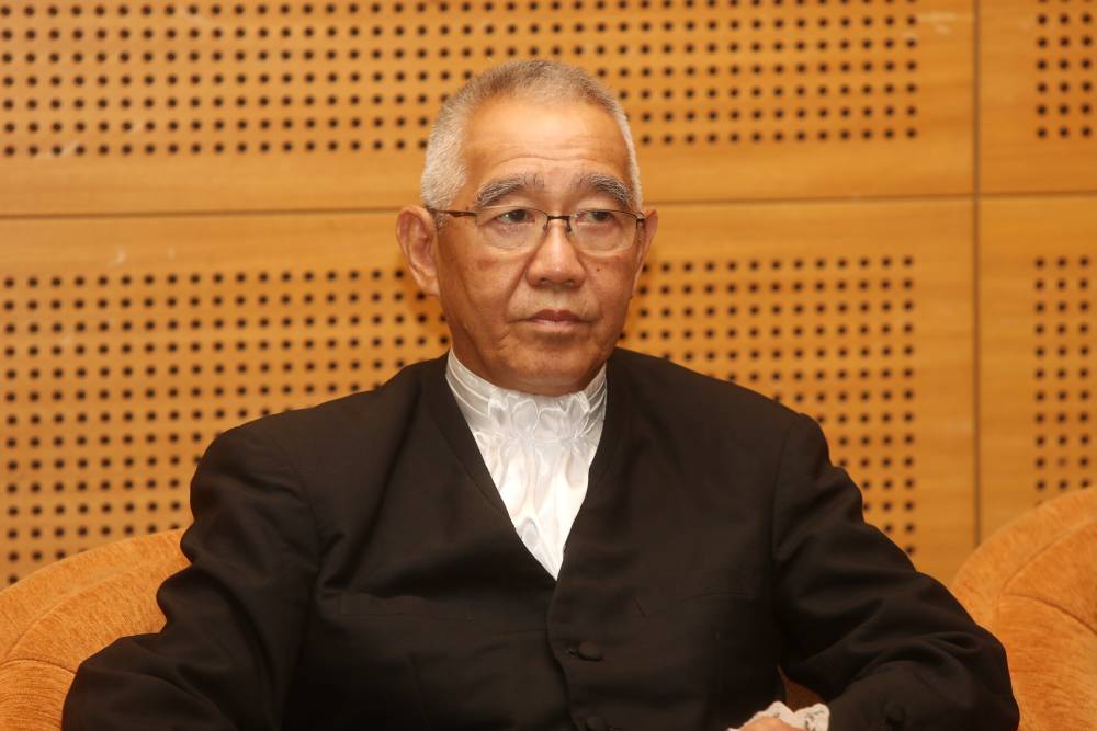 Chief Judge of Sabah and Sarawak Tan Sri Datuk Seri Panglima David Wong Dak Wah speaks during a press conference in Putrajaya January 10, 2020. u00e2u20acu2022 Picture by Choo Choy May