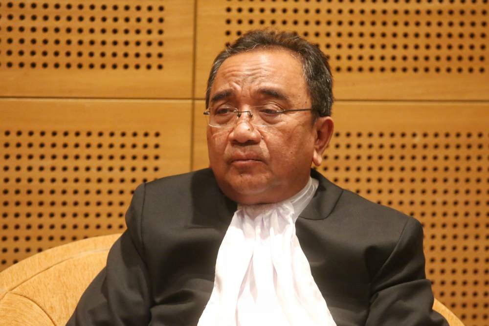 Chief Judge of the High Court of Malaya Tan Sri Datuk Sri Azahar Mohamed speaks during a press conference in Putrajaya January 10, 2020. u00e2u20acu2022 Picture by Choo Choy May