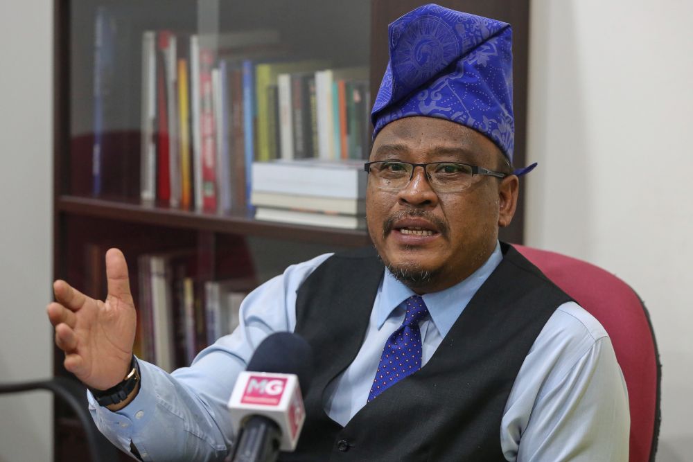 Putra vice-president Mohd Khairul Azam Abdul Aziz speaks during a press conference at the partyu00e2u20acu2122s headquarters in Kuala Lumpur January 22, 2020. u00e2u20acu201d Picture by Yusot Mat Isa