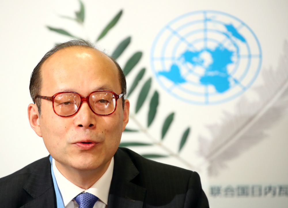 Ambassador of China to the United Nations Chen Xu attends a news conference on coronavirus in Geneva January 31, 2020. u00e2u20acu201d Reuters pic