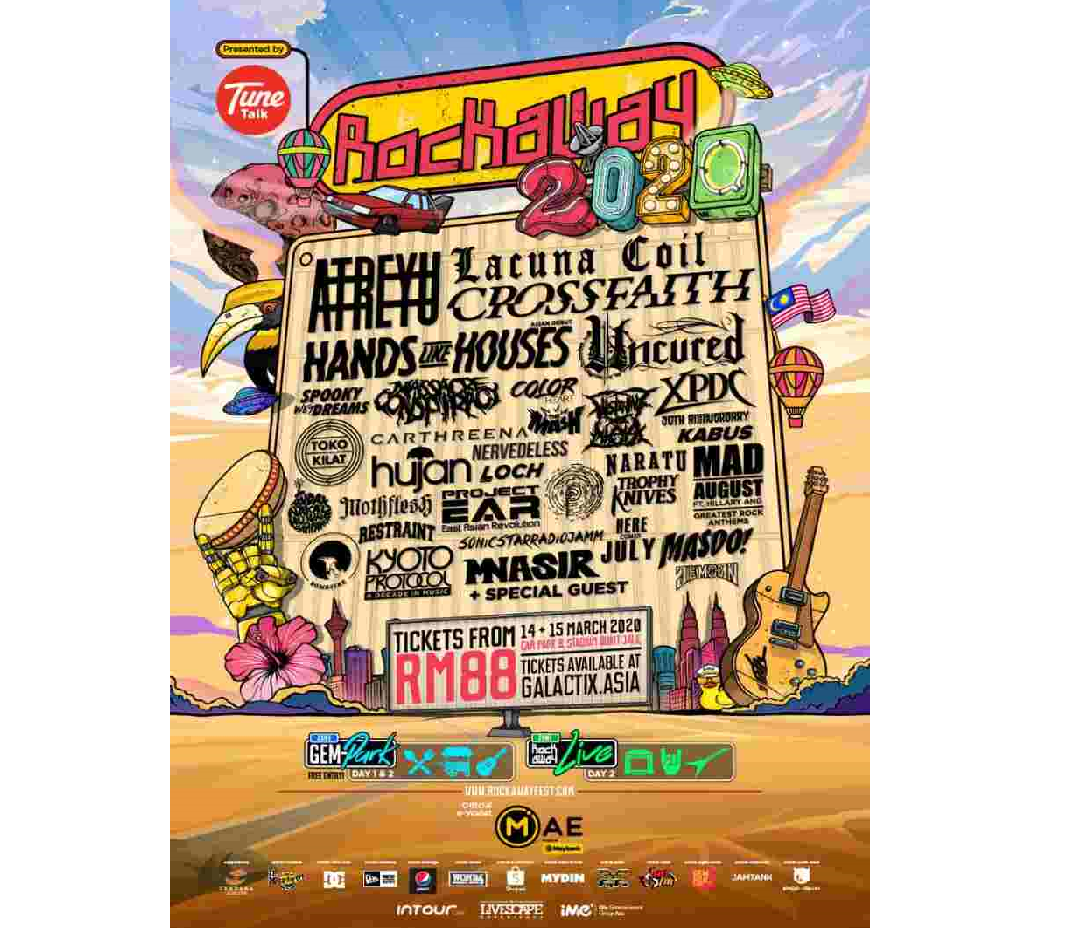 A total of 32 bands from local and international acts will be performing at this year Rockaway Fest. u00e2u20acu2022 Picture courtesy of Livescape