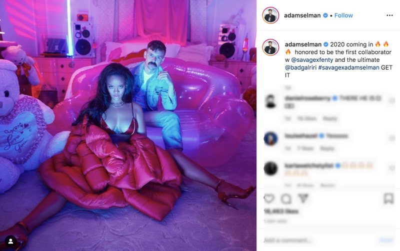 Rihannau00e2u20acu2122s Savage X Fenty lingerie brand has unveiled a sizzling u00e2u20acu02dcXclusiveu00e2u20acu2122 collection created by fashion designer Adam Selman, marking the brand's first-ever designer collaboration. u00e2u20acu2022 Screenshot via Instagram