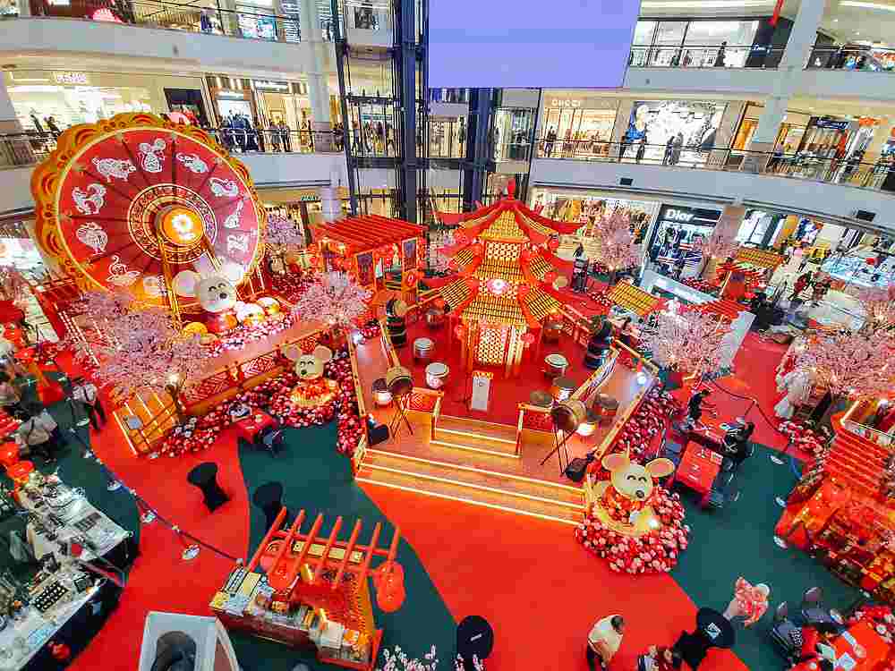 Just over a week away from the Lunar New Year, malls around the Klang Valley have been styled up to deliver the ultimate festive experience to all shoppers. u00e2u20acu201d Picture courtesy of Suria KLCC