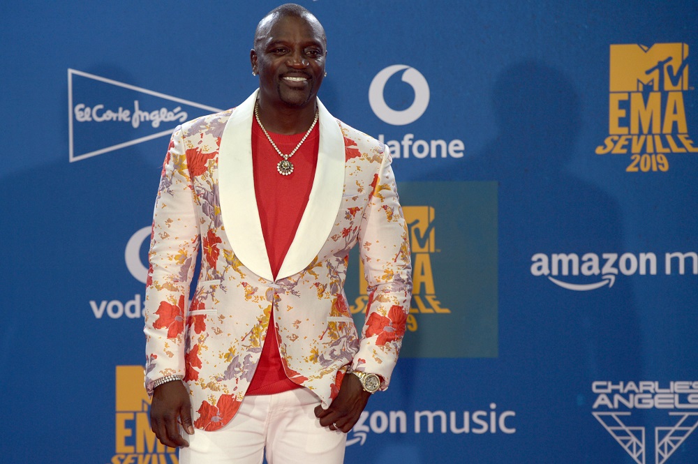 US singer Akon at the MTV Europe Awards, November 3, 2019. u00e2u20acu201d AFP pic