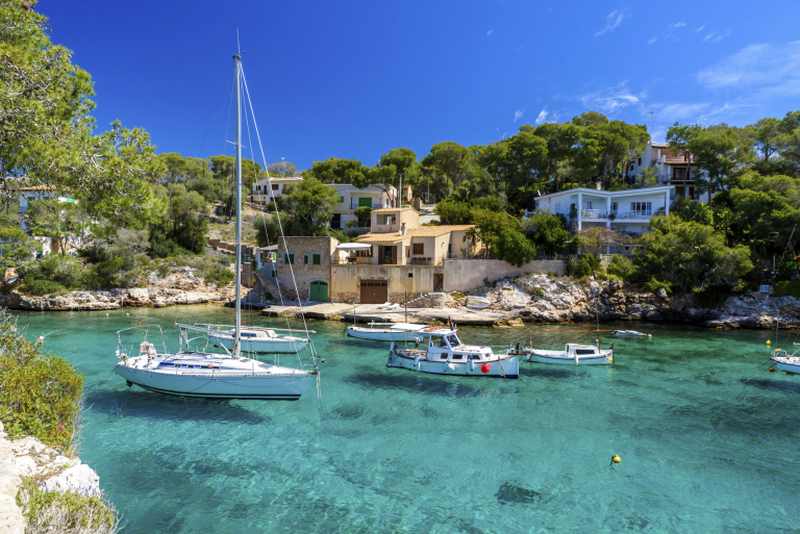 The four islands which make up the Balearics u00e2u20acu2022 Palma de Mallorca, Ibiza, Menorca and Formentera, received nearly fourteen million tourists in 2018, drawn by their crystal clear waters, and in many cases by all-inconclusive package holidays. u00e2u20acu2022 Istock.c
