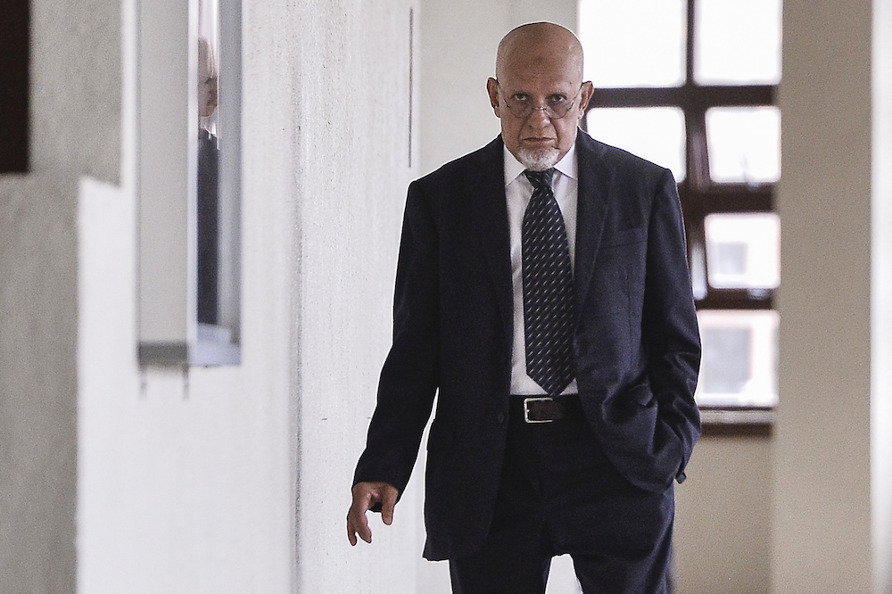 Former ambassador of Malaysia to Saudi Arabia, Datuk Syed Omar Syed Mohammad Al Saggaf arrives at the Kuala Lumpur High Court, February 10, 2020. u00e2u20acu201d Picture by Miera Zulyana