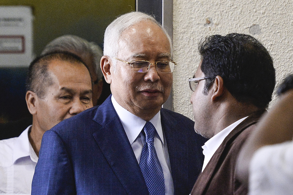 Datuk Seri Najib Tun Razak arrives at the Kuala Lumpur High Court, February 10, 2020. u00e2u20acu201d Picture by Miera Zulyana