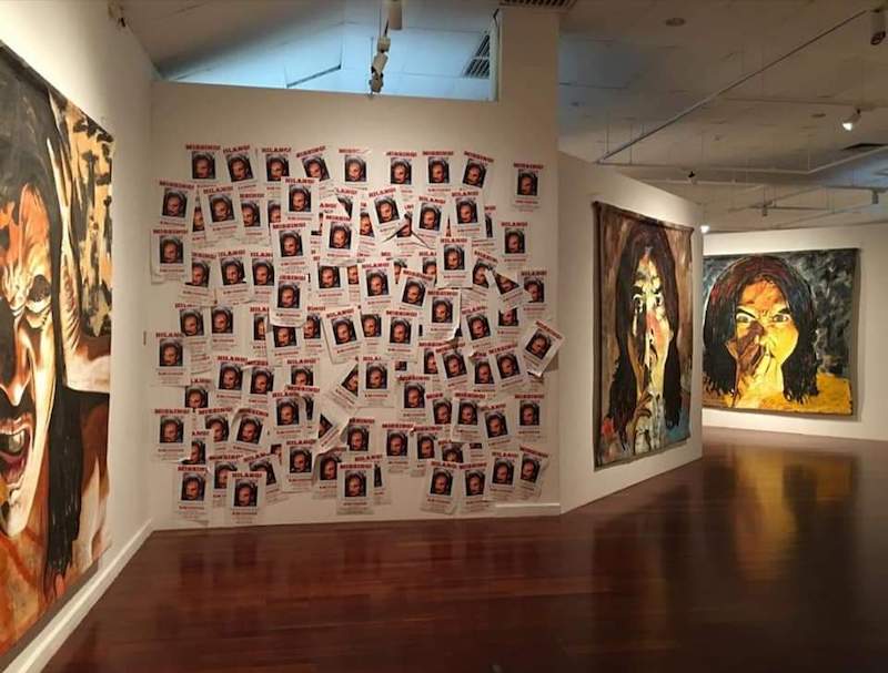 Artwork from Malaysian contemporary artist Ahmad Fuad Osmanu00e2u20acu2122s solo exhibition at the National Art Gallery before it was removed. u00e2u20acu201d Picture courtesy of Facebook/Ahmad Fuad Osman