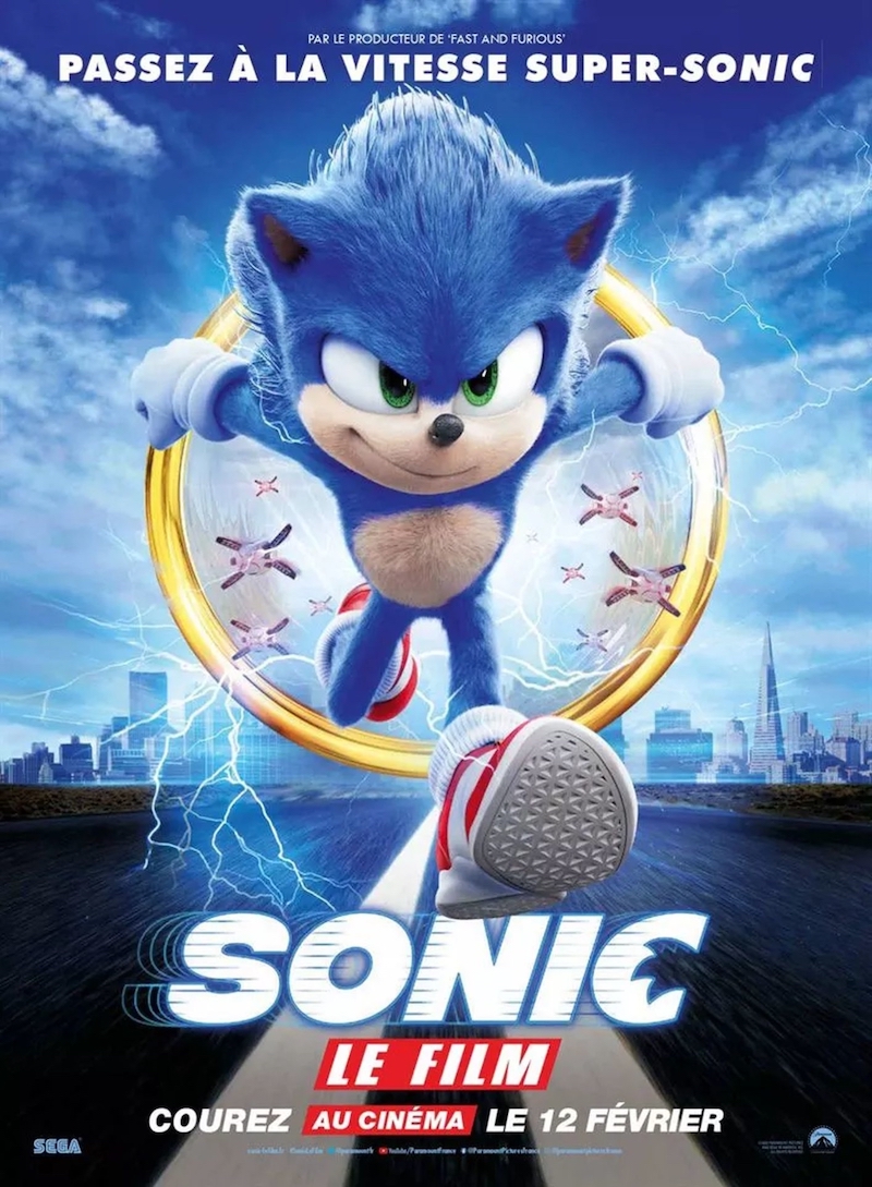 u00e2u20acu02dcSonic the Hedgehogu00e2u20acu2122 u00e2u20acu201d Picture courtesy of Paramount Pictures France