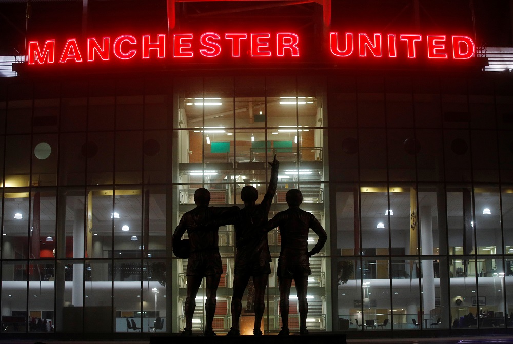 General view outside the Old Trafford before the match between Manchester United and Burnley in Manchester January 22, 2020. u00e2u20acu201d Reuters pic