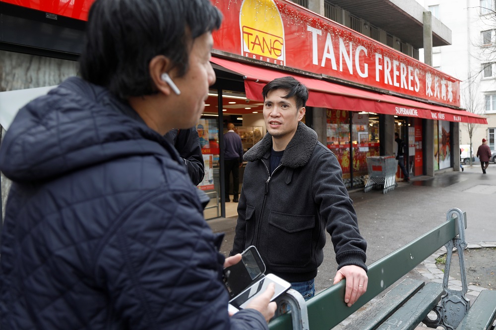 Artistu00e2u20acu2122s agent Sun-Lay Tan stands after an interview with Reuters in Paris January 31, 2020. u00e2u20acu201d Reuters pic