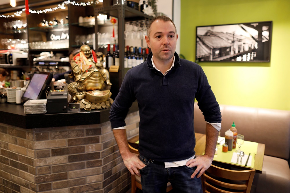 Restaurant owner Pascal Corlier poses inside his restaurant Comme au Vietnam in Paris, France, January 31, 2020. — Reuters pic